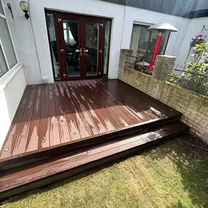 brown decking