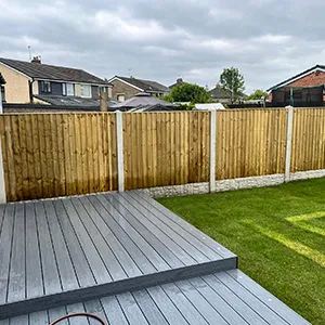 fence and decking