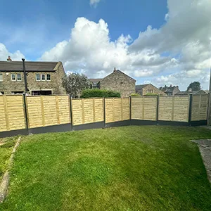 large view of fence