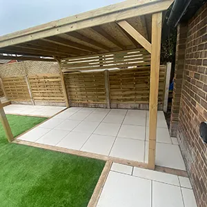 renovated garden